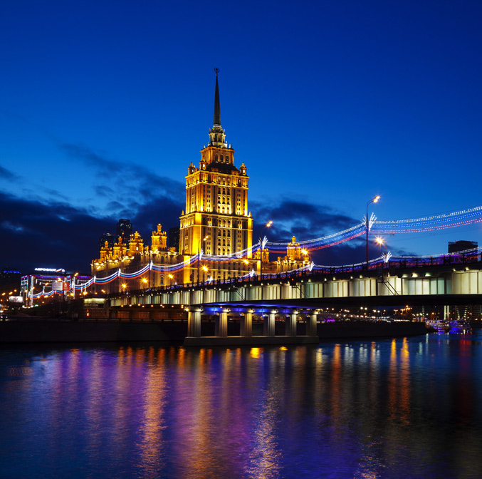 Saint Péterbourg by night, Russie