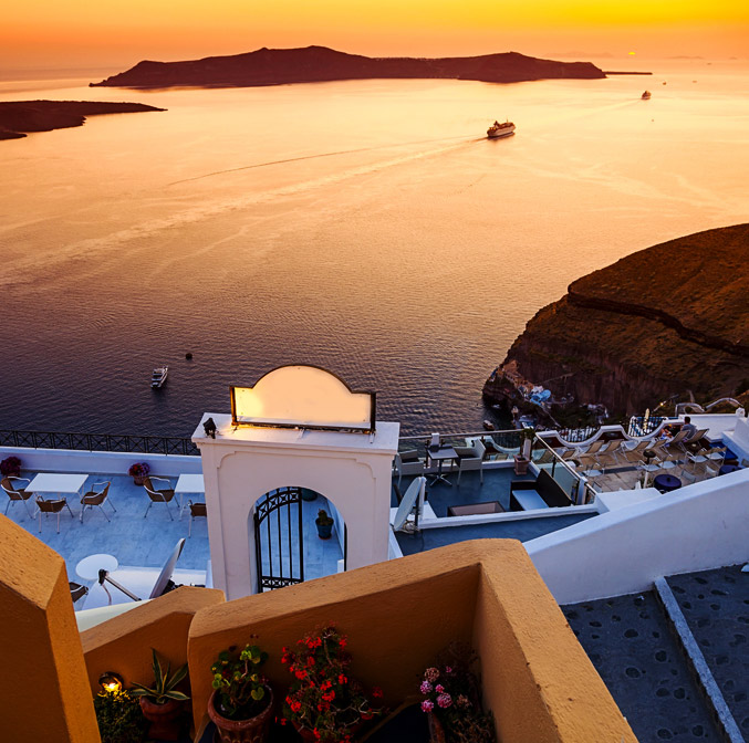 Croisière à Santorini