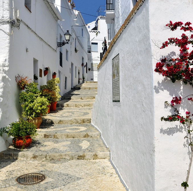 La route des villages blancs, Cadiz, Espagne