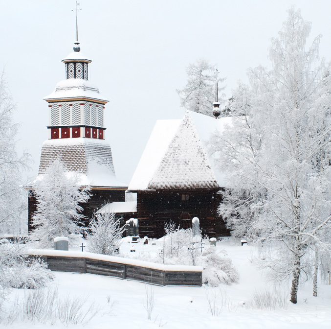 La vieille église de Petäjävesi