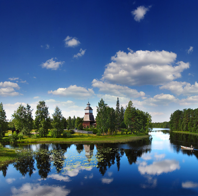 Eglise de Petäjävesi, Finlande