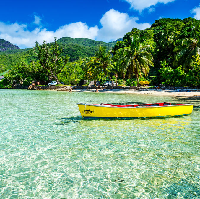 Plage aux Seychelles