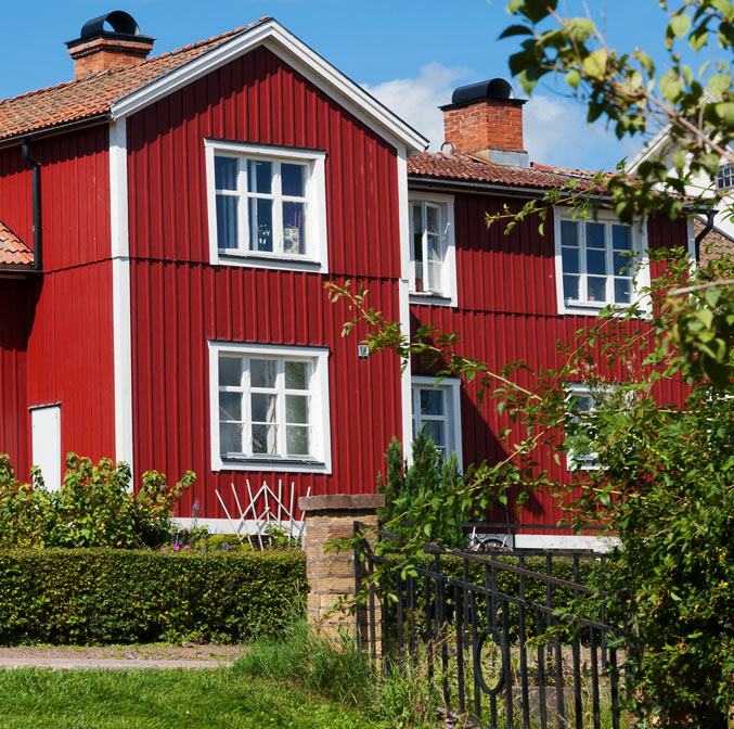 Les fermes décorées de Hälsingland